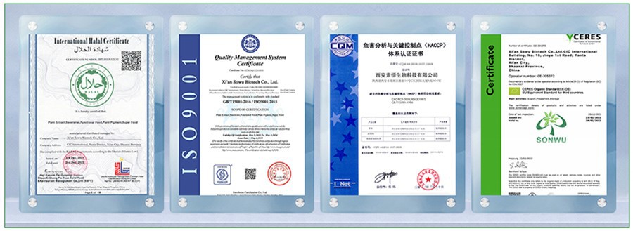 Ketone Ester Powder certificates Ketone Ester Powder certificates