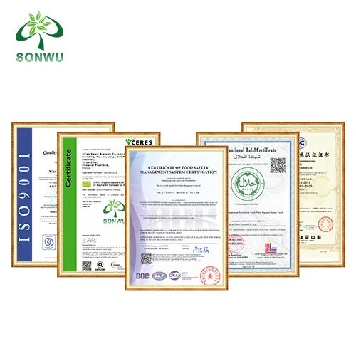 CBD Isolate Powder certificates