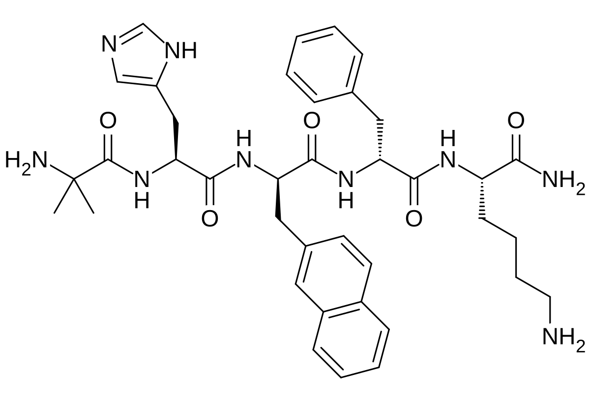 Chemical formula Ipamorelin